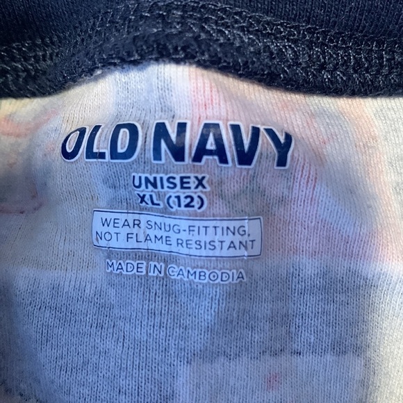 Old navy blue letters to Santa pajama set size XL (12) snug fit Christmas - Picture 3 of 4